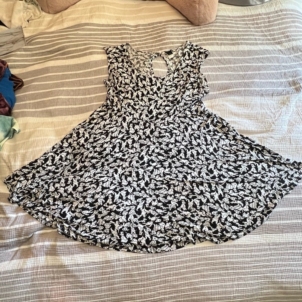 Disney’s 101 Dalmatians black and white sleeveless dress size 4X